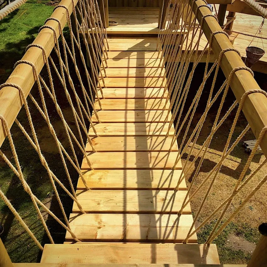 warm and safe rope bridge