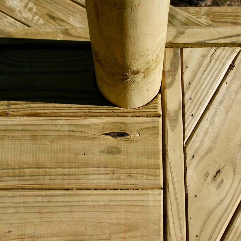 Decking joinery by master-carpenters at Treehouse Life